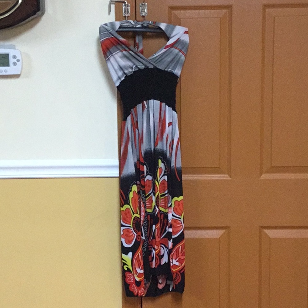 Halter dress size Medium 30" drop from bust